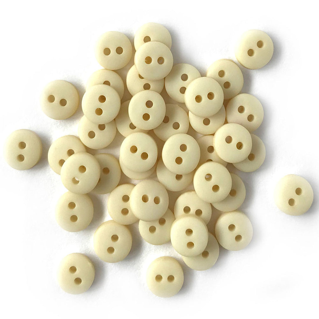 7mm Round Tiny Buttons Linen (4027754938413)