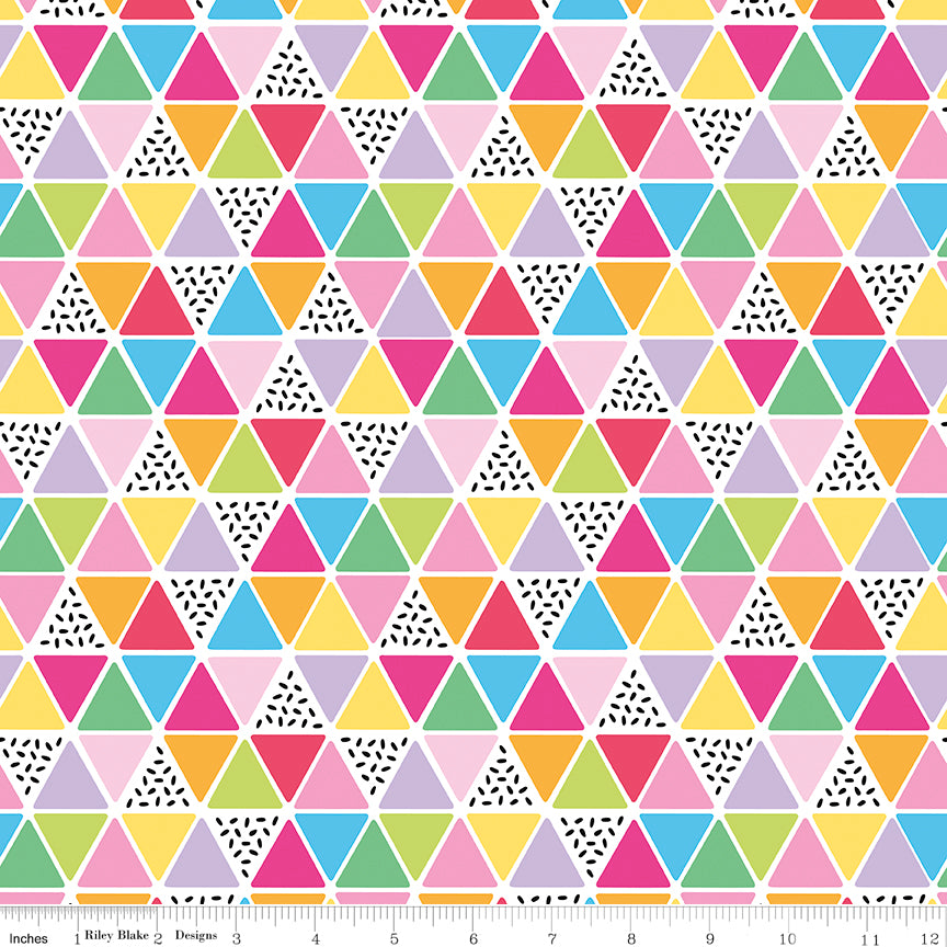 Rainbowfruit Triangles White