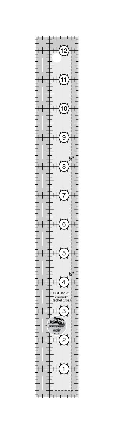 1½in. x 12½in. Non-Slip Quilt Ruler (6145942323365)