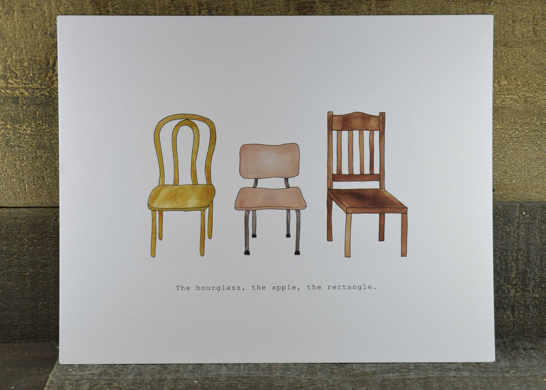 Chair Illustrated Art Print by Boots Paper (10396775689)