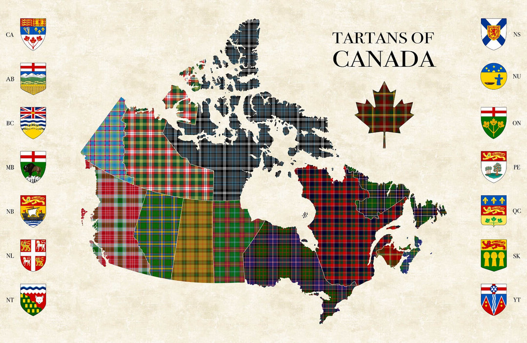 Tartan Traditions of Canada Fabric Panel