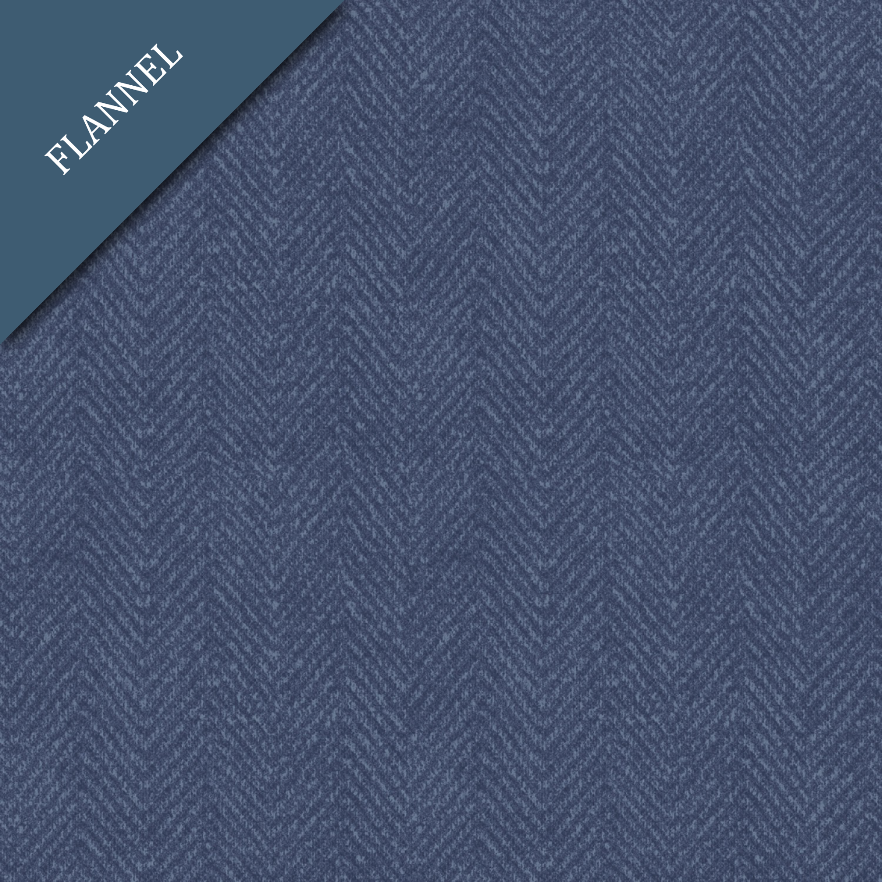 Woolies FLANNEL Herringbone Dusty Blue (1544580956205)