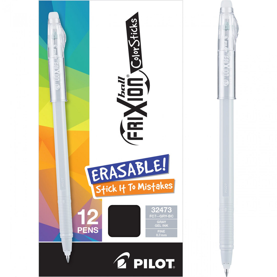 Frixion Pen 0.7mm Fine Point Heat Erase ColorSticks Grey (6183691813029)