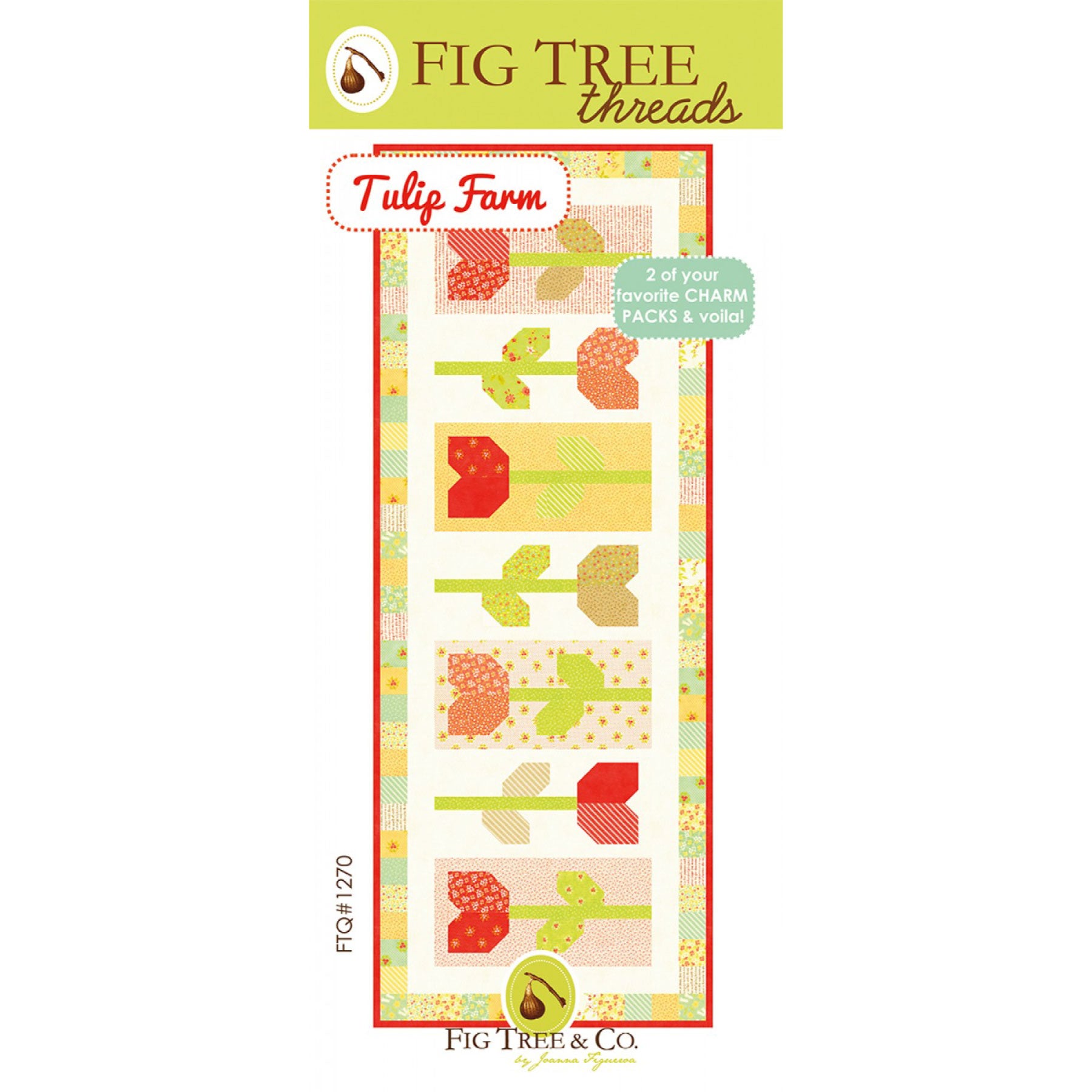 Fig Tree & CoThreads Tulip Farm Quilt PatternQuilt Patterns