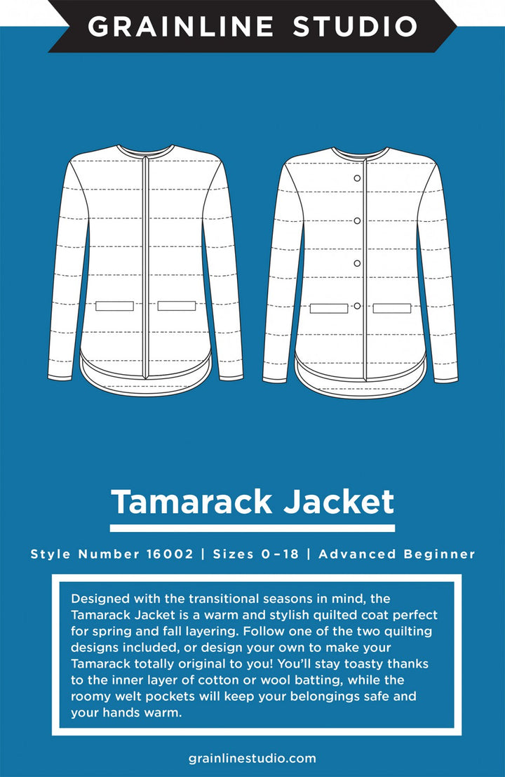 Tamarack Quilted Jacket Sewing Pattern