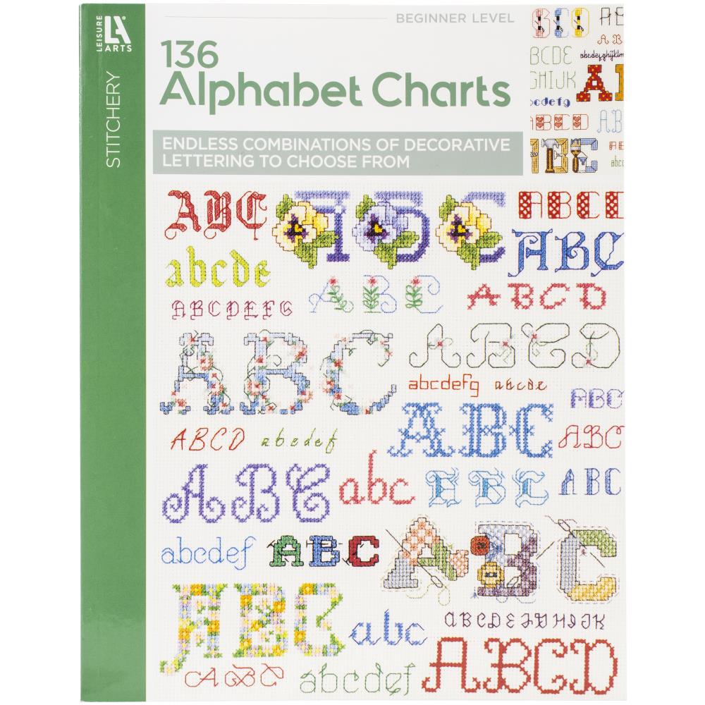 Leisure Arts Alphabets Galore (Softcover) Book (5028432085037)
