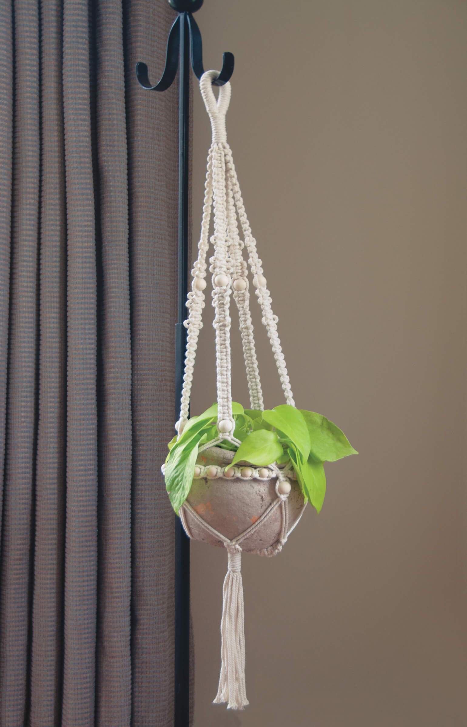 Large Beaded Plant Hanger (5900816875685)