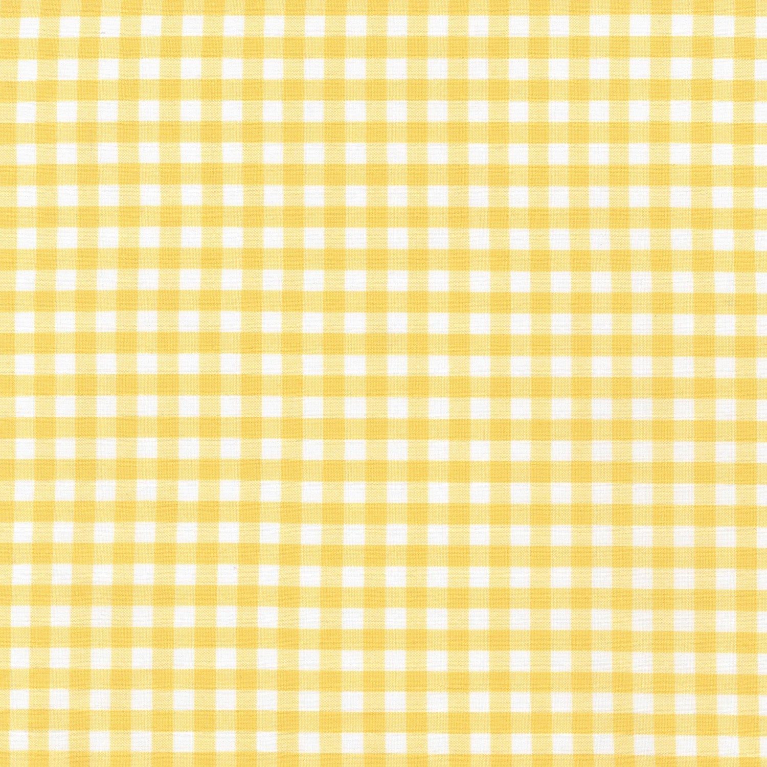 Robert Kaufman Carolina ¼in. Gingham Yellow Fabric for Quilting and Apparel (5035947360301)