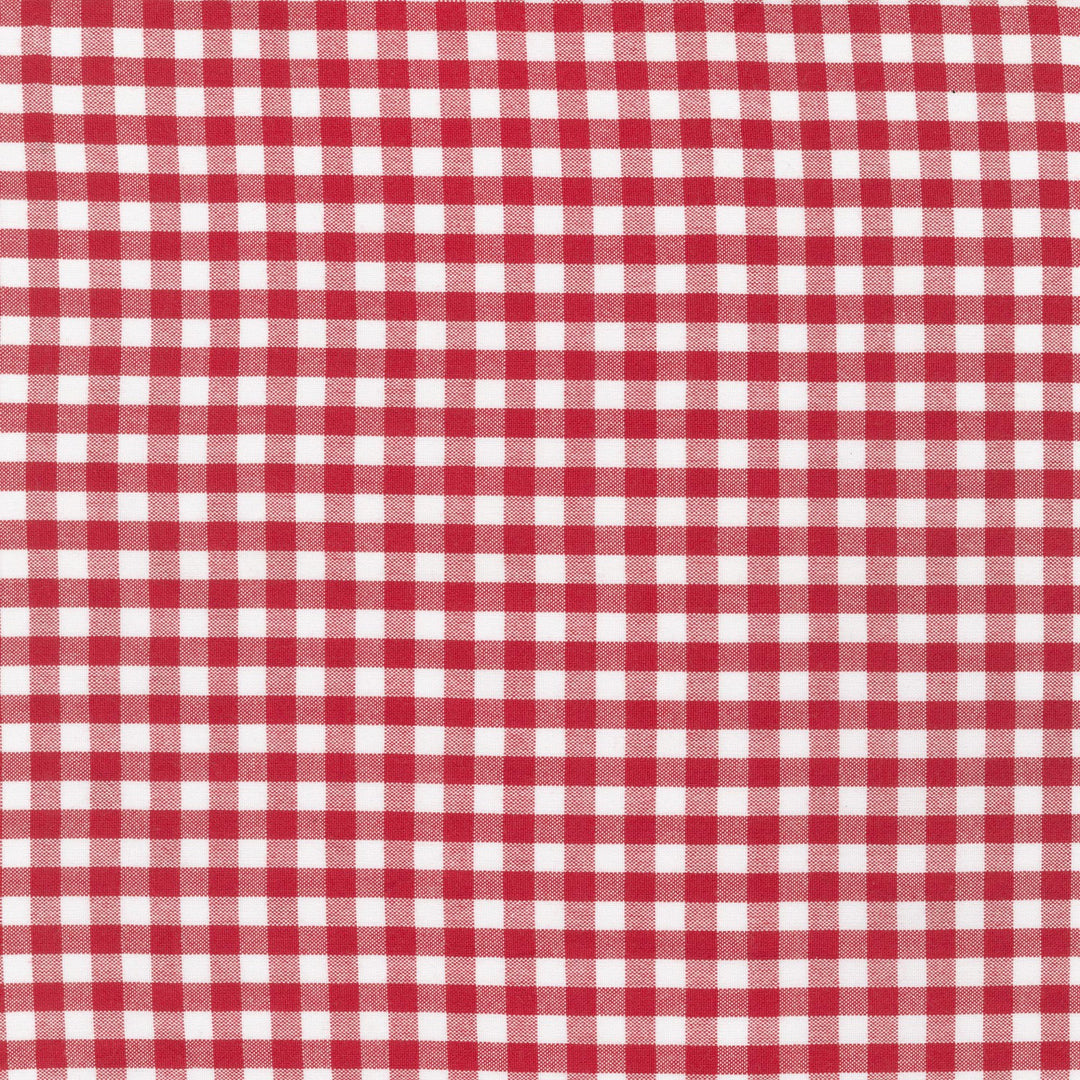 Robert Kaufman Carolina ¼in. Gingham Crimson Fabric for Quilting and Apparel (4971234263085)