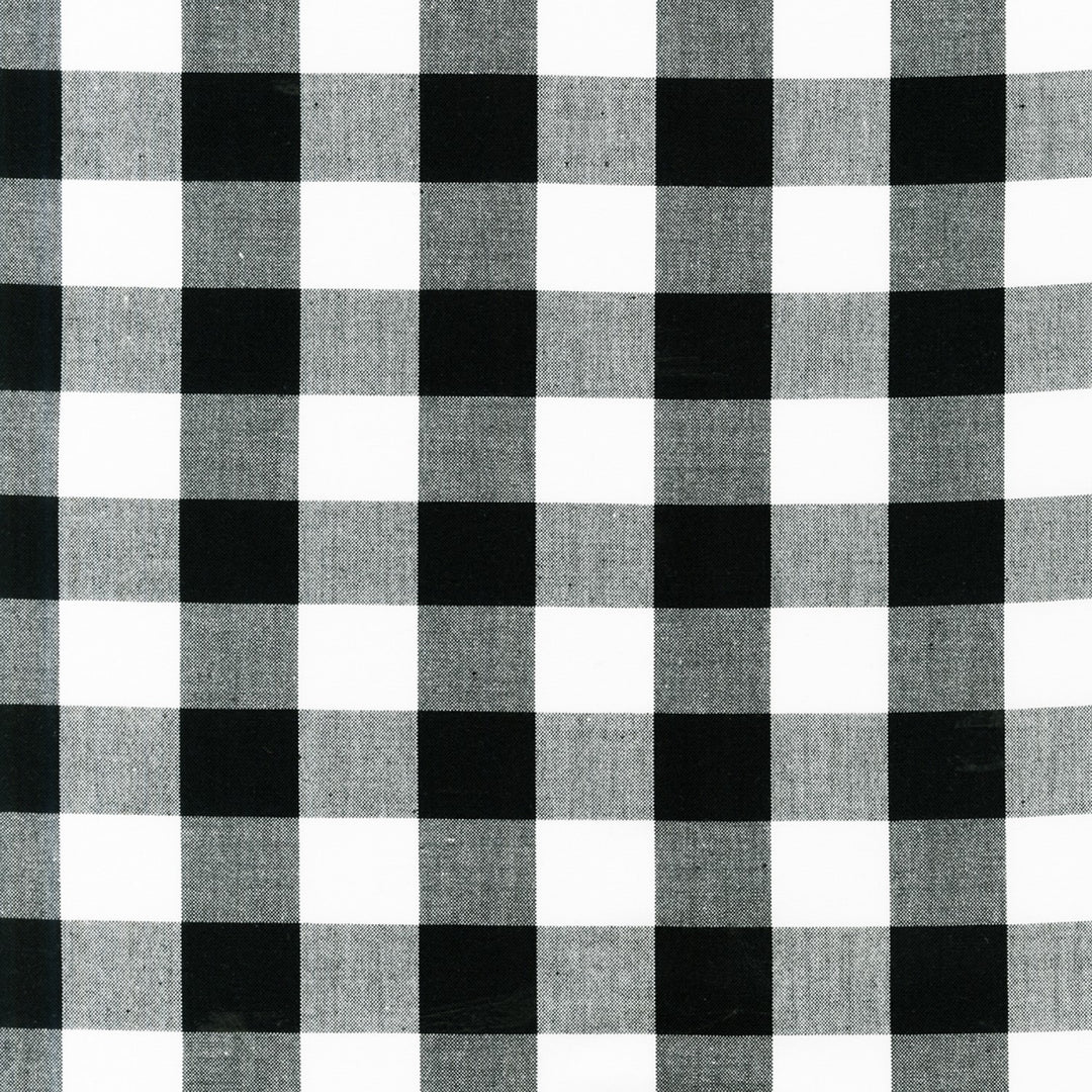 1 inch black Carolina gingham fabric yardage by Robert Kaufman (5606072713381)