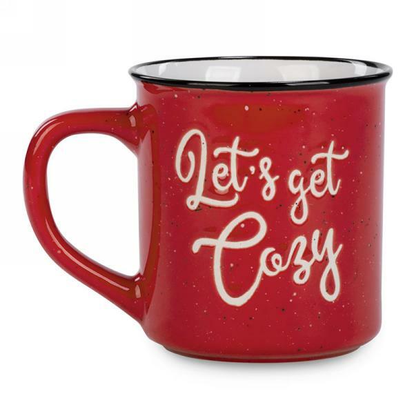 Let's Get Cozy Mug Red