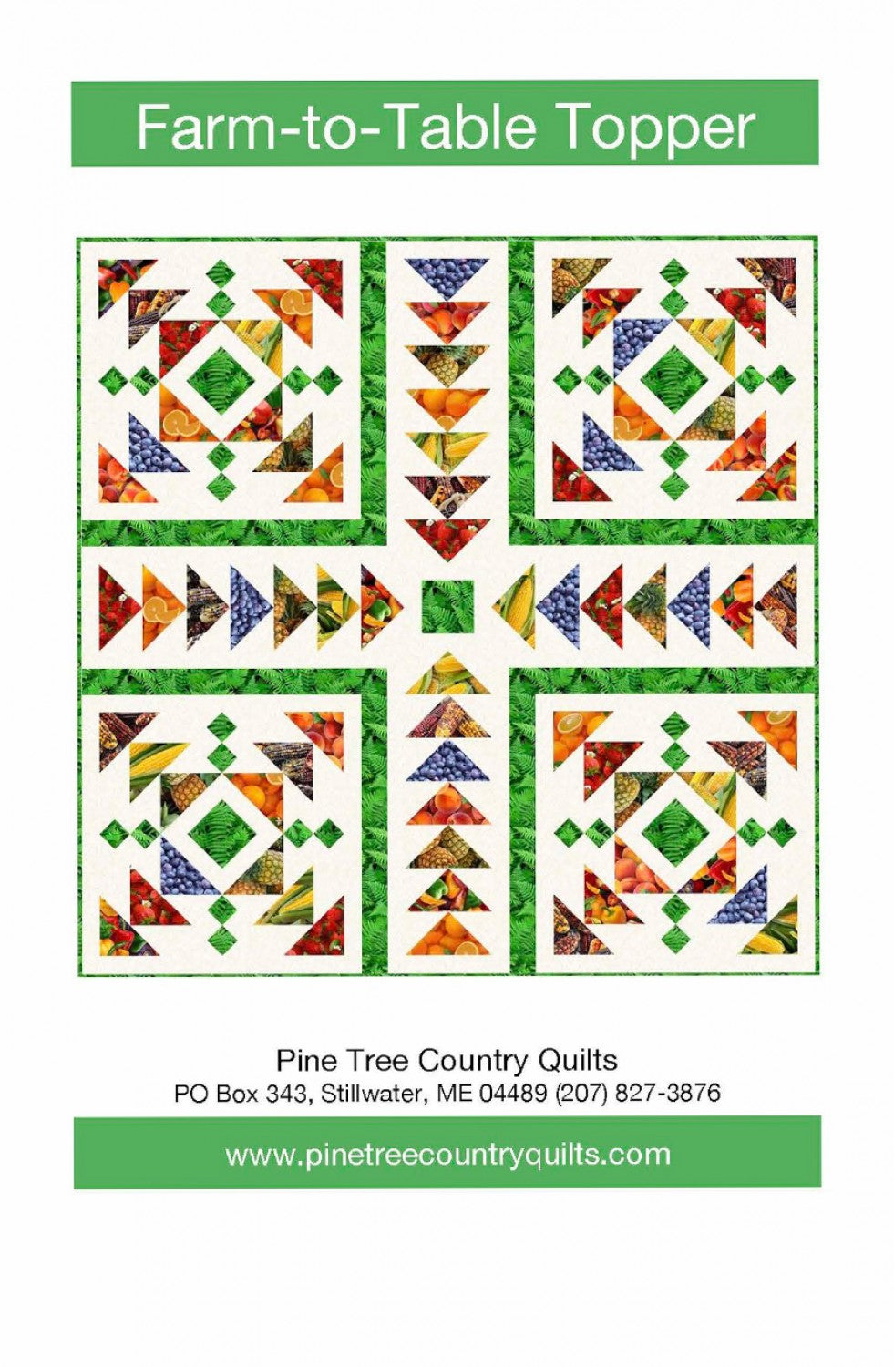 Farm-to-Table Topper Quilt Pattern (4285758242861)