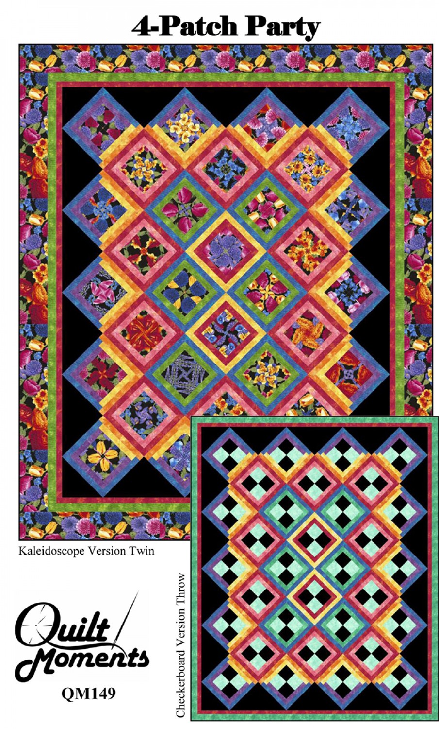 Four Patch Party Quilt Pattern (1508346429485)