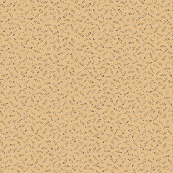 Prairie Backgrounds Tiny Berries Beige