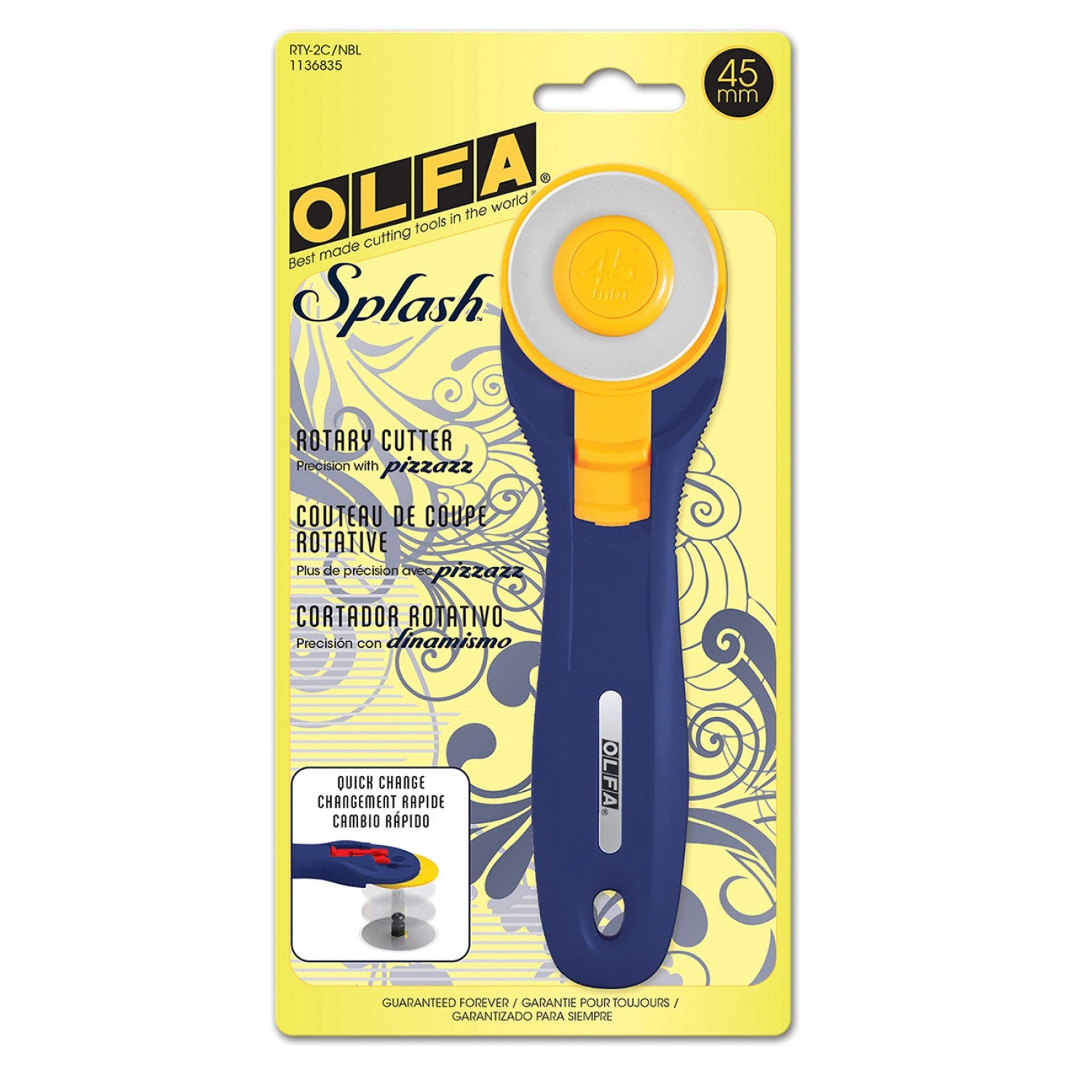 Splash 45mm Rotary Cutter Navy (3829304361005)