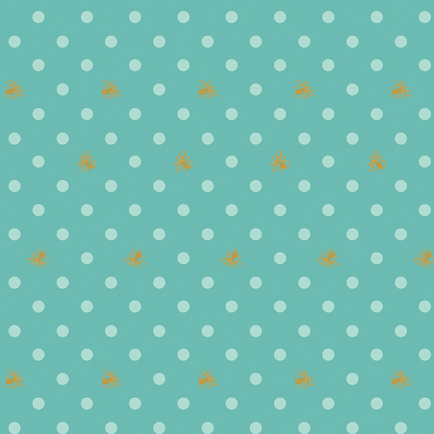 Ahoy Mermaids Octo Dots Seafoam (5490960269477)