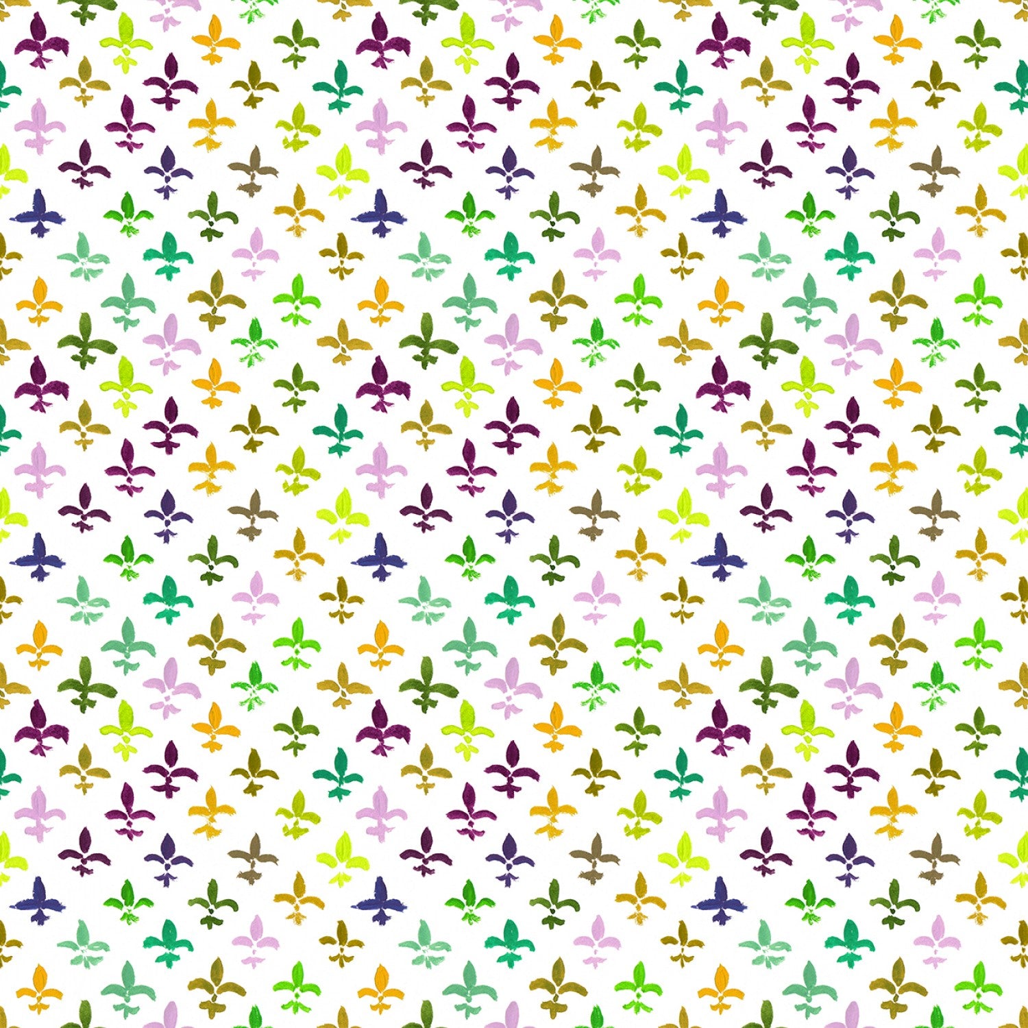 Mardi Gras Fleur De Lis White (6562920661157)