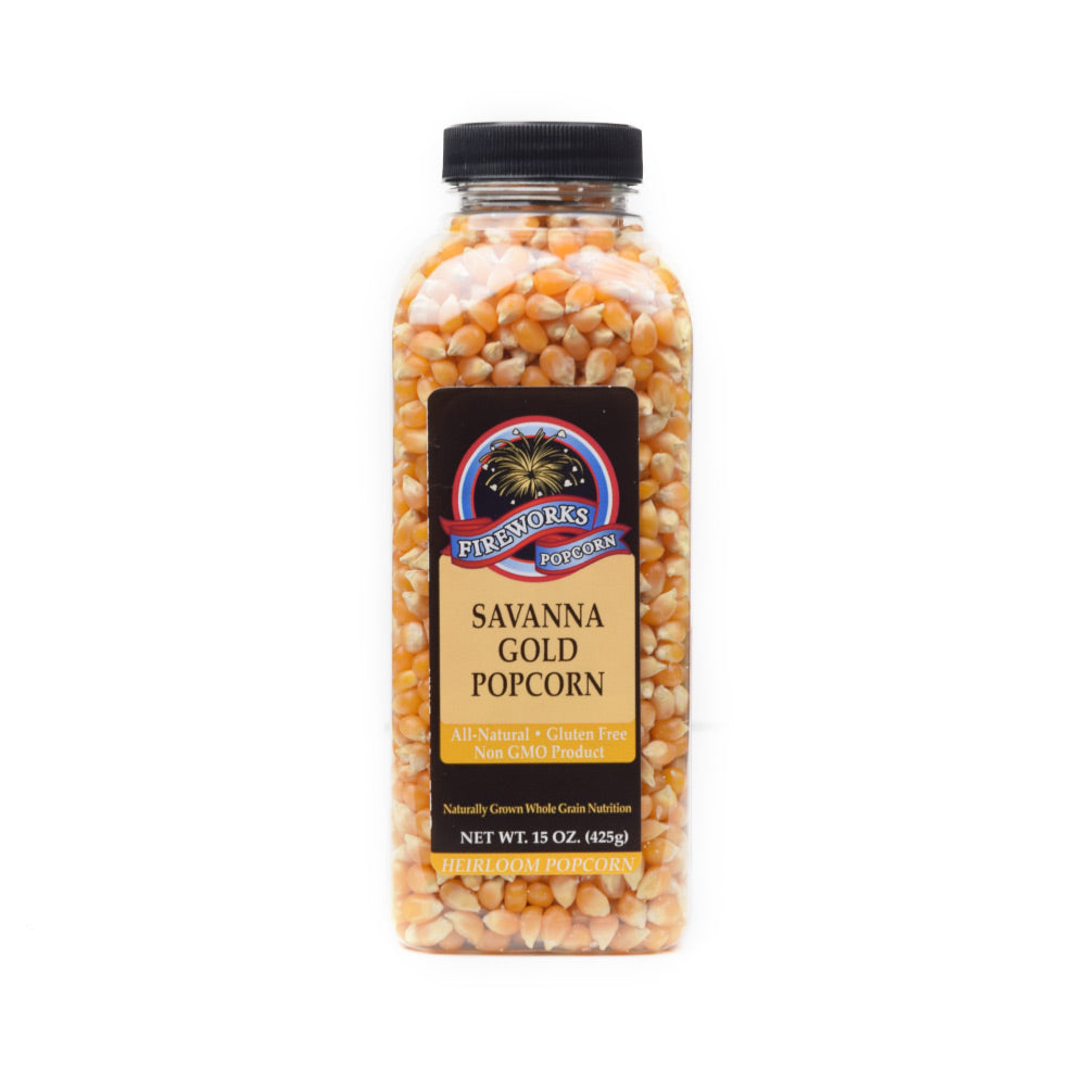 Fireworks Savanna Gold Popcorn Non GMO Gluten Free (409956319272)
