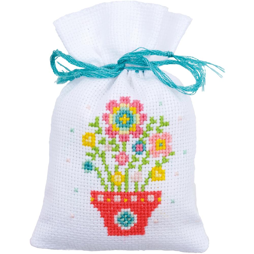 Spring On Sachet Bags Counted Cross Stitch Kit (5024943046701)