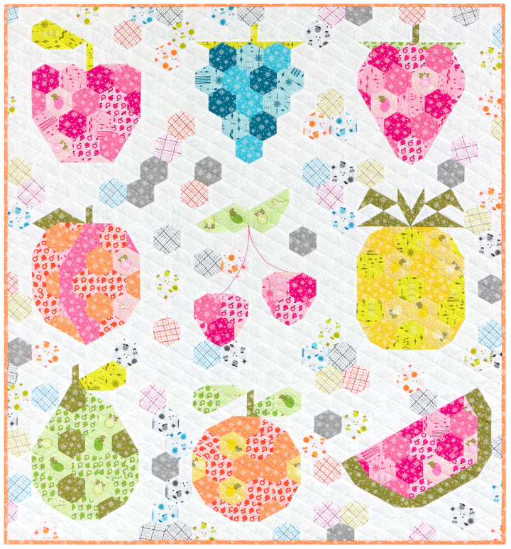 The Fruit Basket EPP Quilt Pattern by Violet Craft (4345604735021)