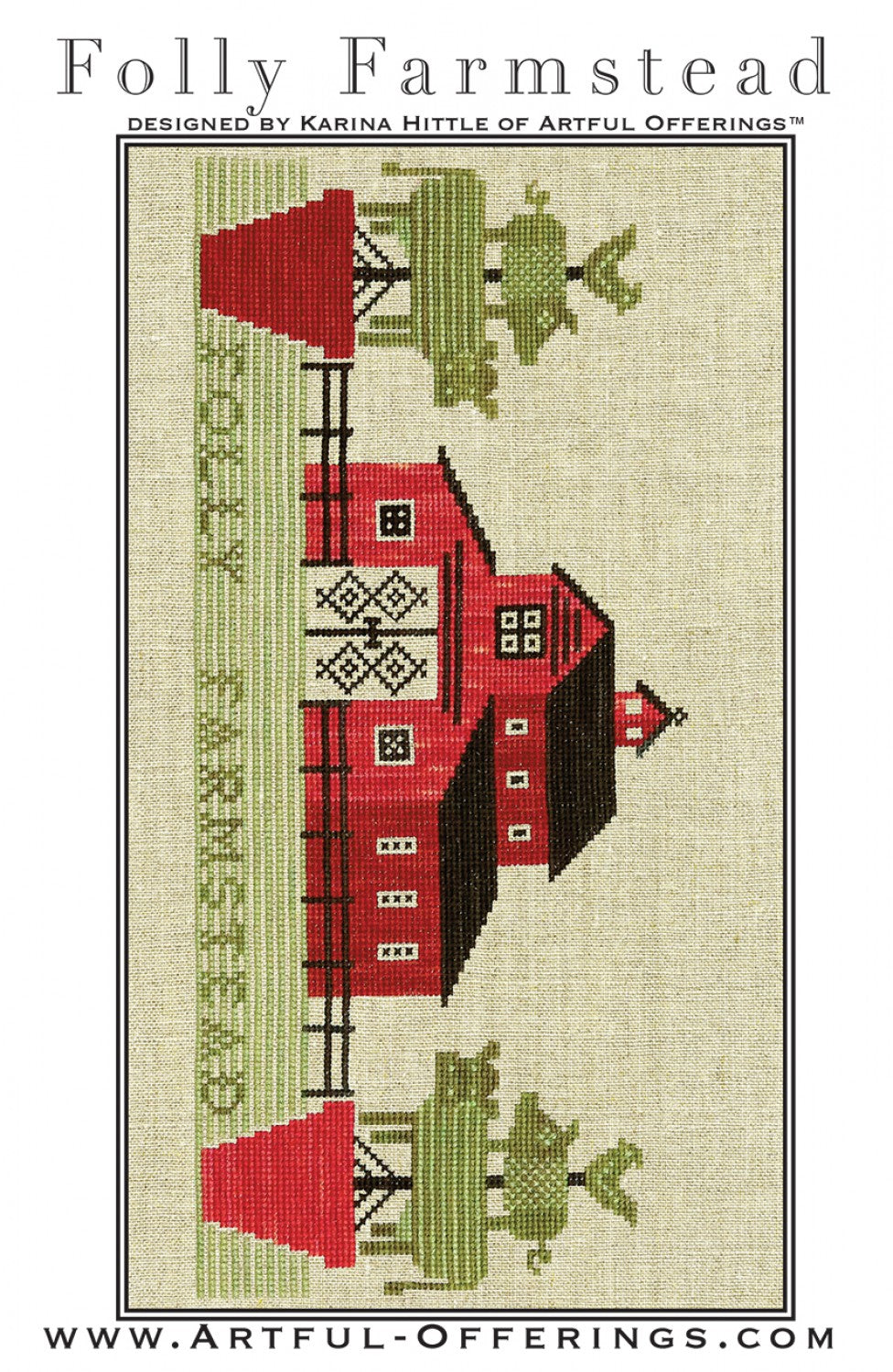 Folly Farmstead Cross Stitch Pattern (5468691464357)