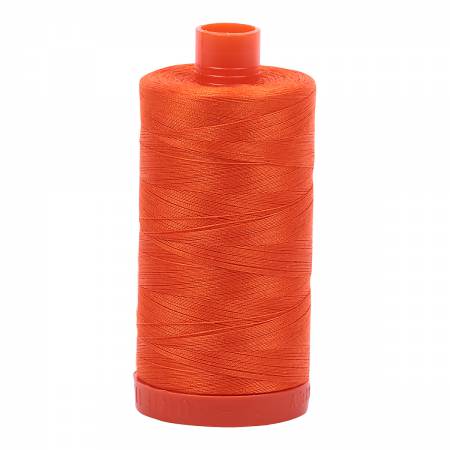 50wt Mako Cotton Thread 1104 Neon Orange (5440563347621)