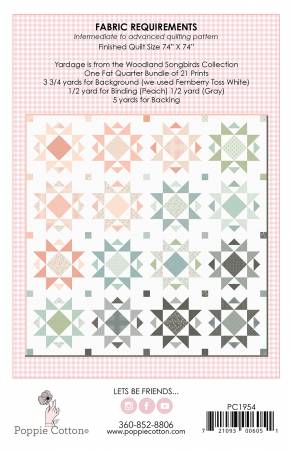 Woodland Songbird Stars Quilt Pattern (5444714823845)